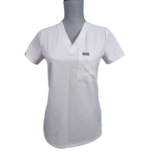 Figs White Catarina Top